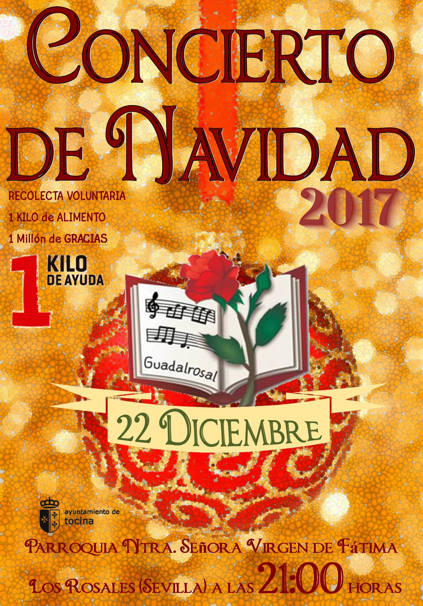 FINAL - horas - letras - cartel concierto de NAVIDAD 2017