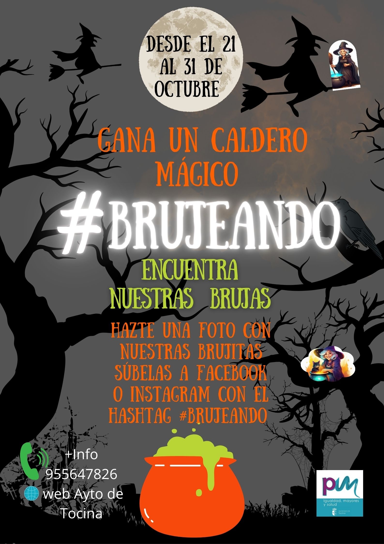 Cartel Campaña Brujas