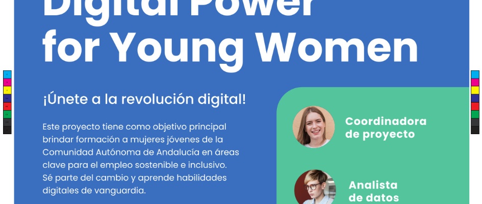 Cartel DIGITAL POWER FOR YOUNG WOMEN