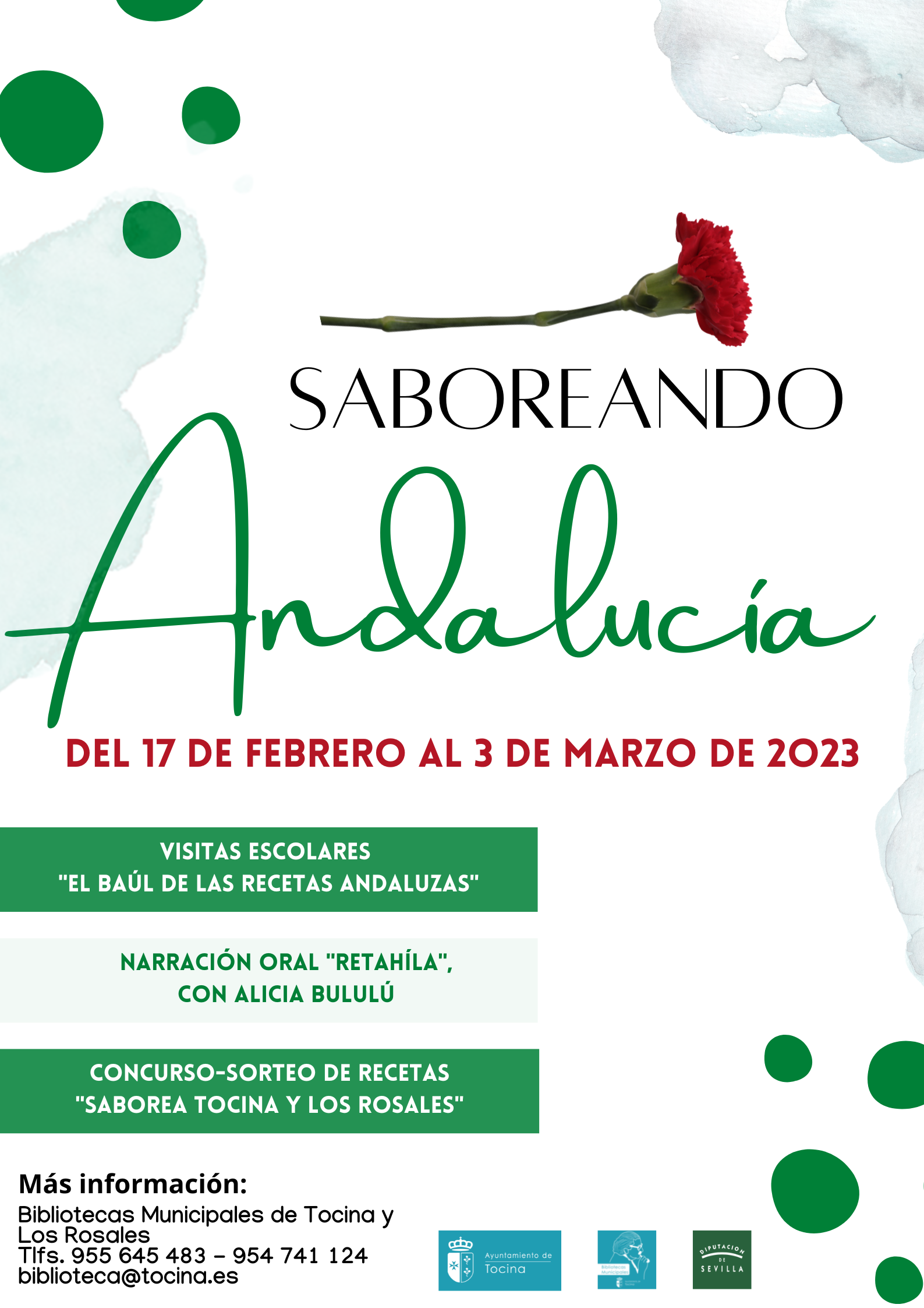 Cartel Febrero Saboreando Andalucía