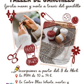 Cartel Taller Ganchillo