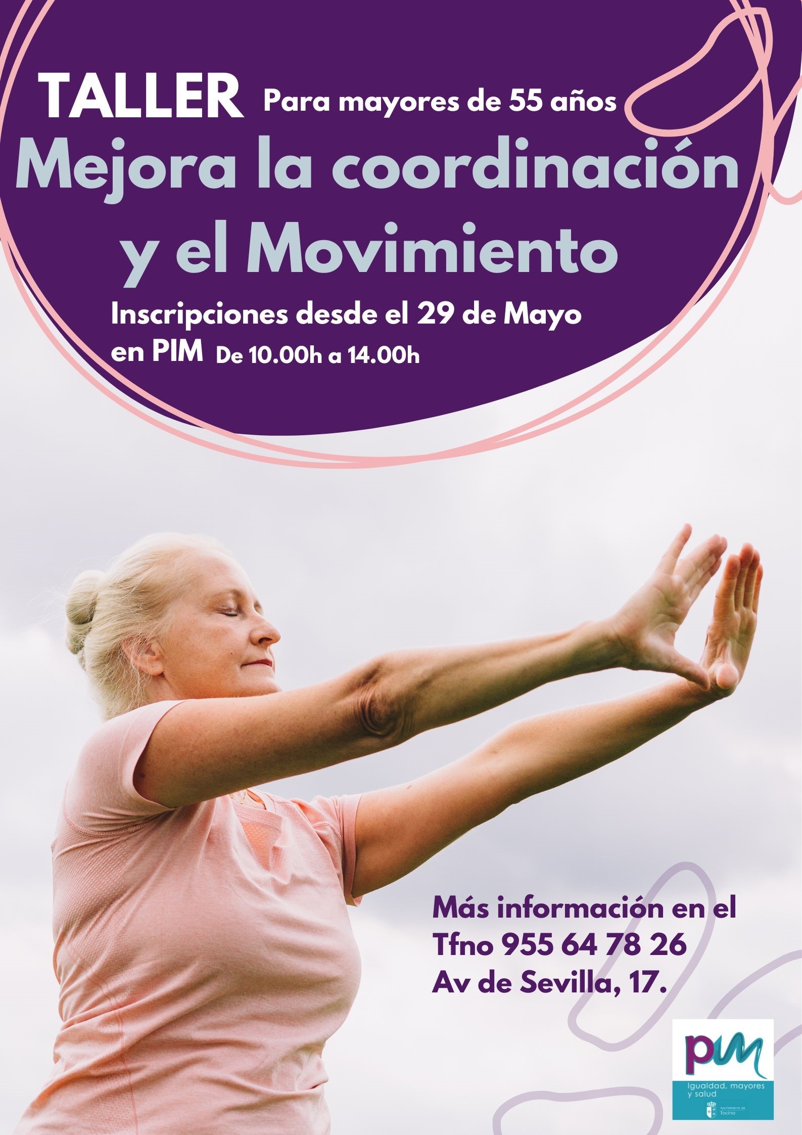 Cartel taller movimiento